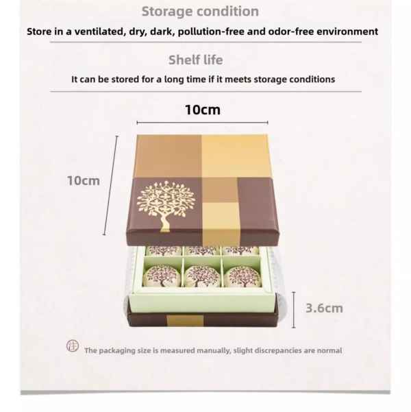 Bailian Fashion Chocolate Puer Tea Ripe Tea Mini Ripe Portable Bag 45g 9-Pieces（5g/piece) - Image 8